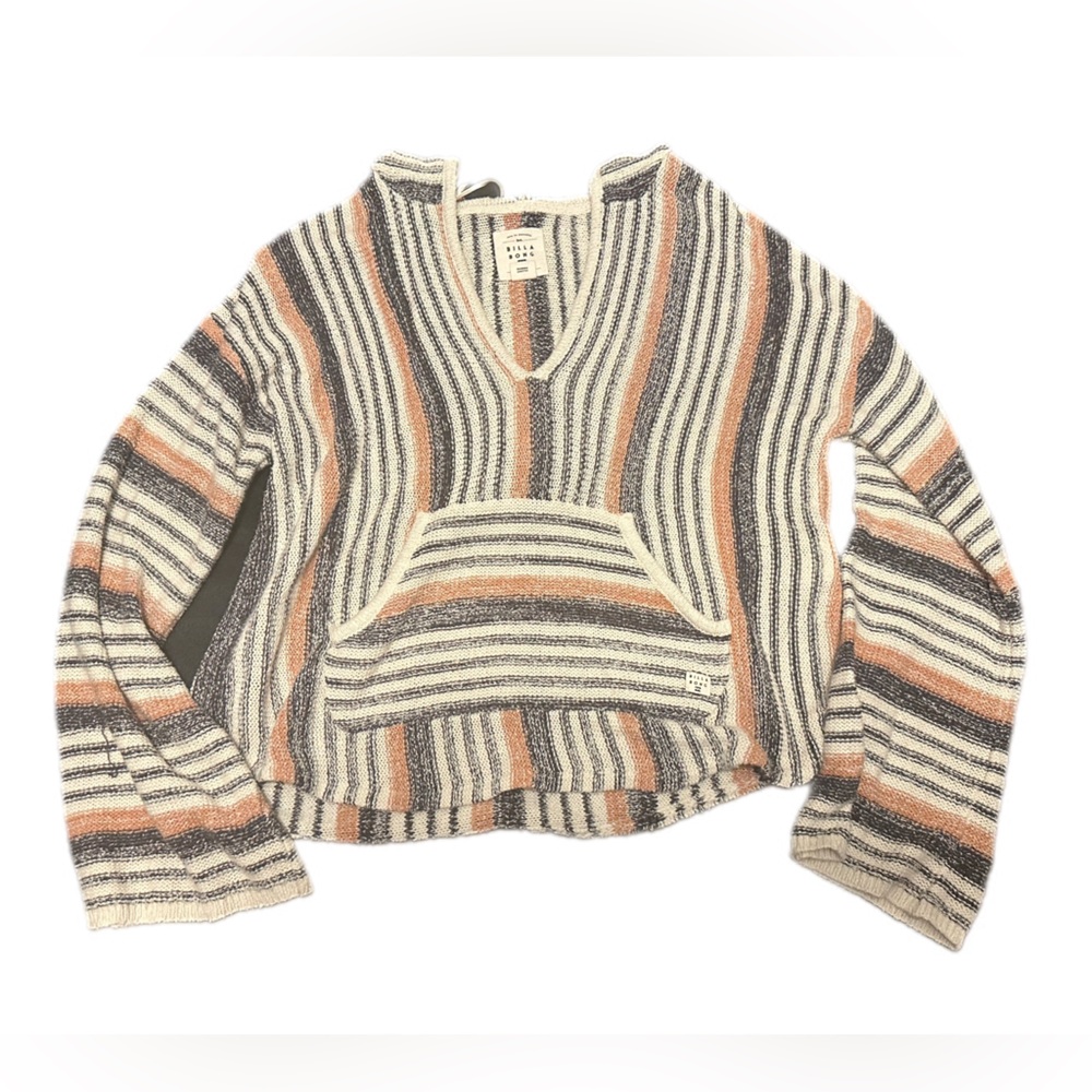 Baja‎ Beach Stripe Pullover Sweater Hoodie